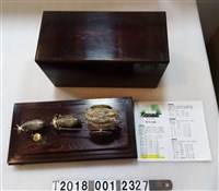 藏品(銀製牧童趕雙牛拉甘蔗車組藝品)的圖片