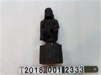 藏品(木雕蹲姿原住民像)的圖片