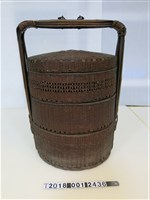 藏品(楊福利商店手提三層竹籃)的圖片