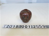 藏品(日月潭杵歌漆器蓬萊圖筆插)的圖片