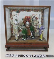 藏品(藝閣-紙泥塑五子登科)的圖片