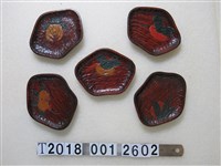 藏品(漆器水果紋飾淺盤組)的圖片