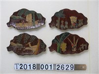 藏品(農村景致圖臺灣造型漆器組)的圖片