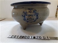 藏品(魚池雙獅三足香爐)的圖片
