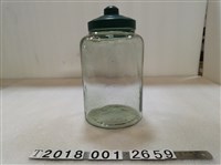 藏品(含蓋透明玻璃圓柱型餅乾罐)的圖片