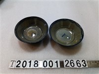 藏品(藍色幾何花紋臺灣老碗組)的圖片