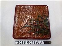 藏品(鳳梨紋飾漆器方盤)的圖片