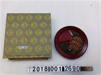 藏品(香蕉紋飾漆器圓盤組)的圖片