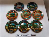 藏品(臺灣特色照紀念塑膠盤組)的圖片