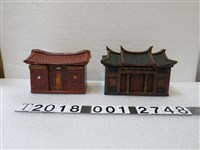 藏品(臺北城造型漆器盒組)的圖片