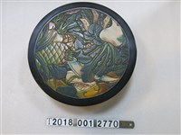 藏品(豐收蔬果紋飾漆器圓盒)的圖片