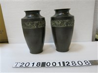 藏品(銅製鳥紋花瓶)的圖片