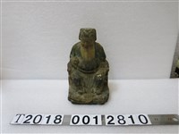 藏品(木製汪啓三作土地公神像)的圖片