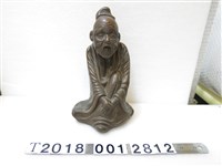 藏品(南投燒抱膝老翁神像)的圖片