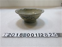 藏品(陶瓷藍色花紋有釉臺灣老碗)的圖片