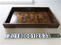 藏品(木製茄苳入石榴漆器托盤)的圖片