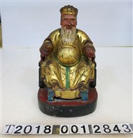 藏品(木製金衣土地公神像)的圖片