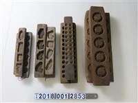 藏品(木製神像吉祥動物圖樣糕餅模具組)的圖片