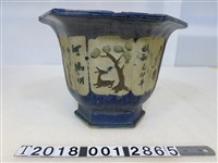藏品(昭和己卯年六角花盆)的圖片