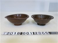 藏品(深色陶瓷臺灣老碗)的圖片