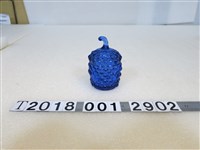 藏品(藍色果實造型玻璃瓶)的圖片