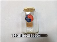 藏品(太極牌疳積餅白色蓋子玻璃罐)的圖片