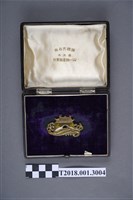 藏品(塑膠製臺北市山一物產販賣所出品建築造型紀念胸針)的圖片