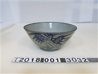 藏品(陶瓷製公雞圖樣臺灣老碗)的圖片