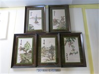 藏品(山水景色紀念品長掛飾組)的圖片