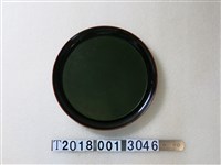 藏品(木製新興信用販賣購買利用組合事務所竝產業倉庫落成紀念漆器圓托盤)的圖片