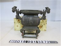 藏品(金屬製大龍峒保安宮丙寅年五穀先帝香爐)的圖片