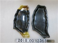 藏品(牛角飾品臺灣造型托盤)的圖片