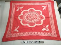 藏品(四鶴紅方巾)的圖片