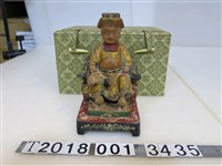 藏品(陶製彩色廣澤尊王像)的圖片