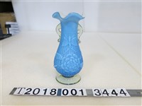 藏品(玻璃水藍色花瓶)的圖片