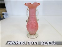 藏品(玻璃福囍粉色花瓶)的圖片