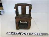 藏品(木製把手方形椅)的圖片