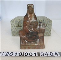 藏品(陶製臺南米街福全記觀音像)的圖片