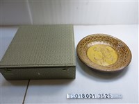 藏品(南投燒老虎幾何圖形紋飾圓盤)的圖片
