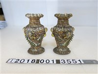 藏品(鑲嵌貝殼花瓶)的圖片