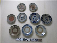 藏品(陶瓷藍紋臺灣老碗盤)的圖片