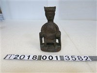 藏品(木製宜蘭王行恭平埔族神像)的圖片