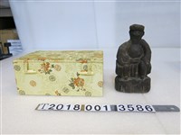 藏品(木製坐姿神像)的圖片