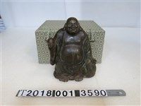 藏品(臺灣南投燒小彌勒佛神像)的圖片