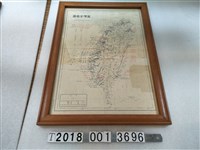 藏品(昭和四年臺灣全島圖河川法施行準用河川一覽圖)的圖片
