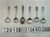 藏品(金屬福字壽字湯匙)的圖片