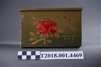 藏品(福爾摩沙玫瑰金屬方形茶葉罐)的圖片