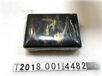 藏品(方形漆器黑茶盒)的圖片