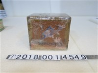 藏品(木製CJ魚彩繪小茶箱)的圖片