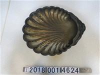 藏品(金屬製美國製貝殼裝飾盆)的圖片